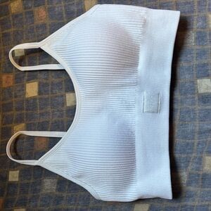 Urban Planet White Ribbed Crop Top